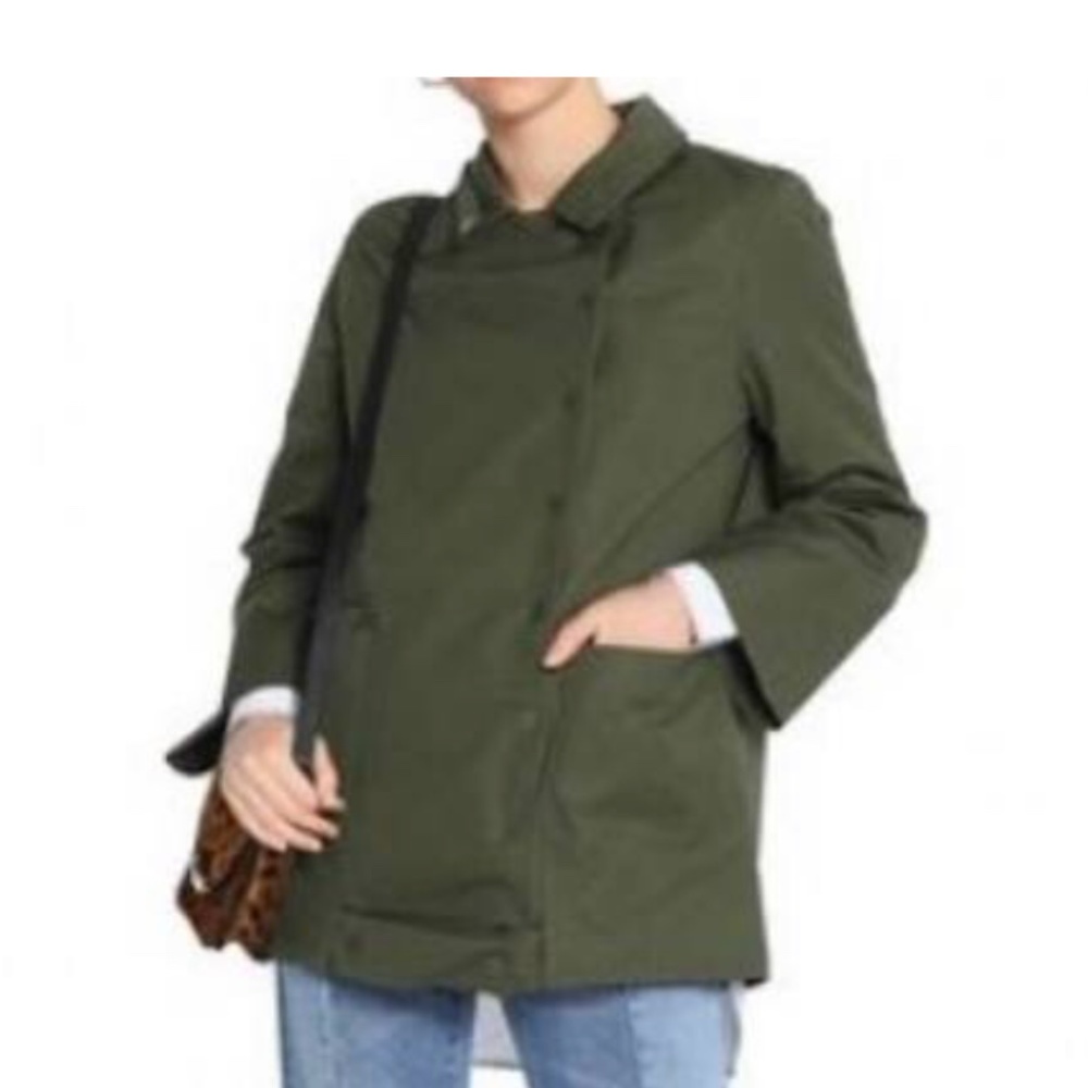 Sandro Paris Olive Green Women's Military Utility Jacket. Size 2 - Picture 13 of 13